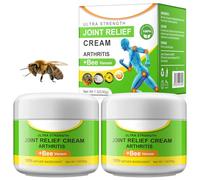 Bee Venom Cream 60G, Bee Venom Cream Extra Strength for Joint Muscles, Soothing for Neck, Back, Legs, Knees, Hands, Feet/Whole Body
