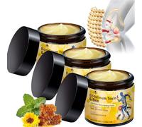 Bee Venom Cream 60g - Natural Joint & Muscle Pain Relief Cream for Knees, Back, Hands - Fast Absorbing, Non-Greasy Formula with Warming Sensation, Moisturising for Stiffness & Arthritis (A-3Box)