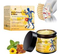 Bee Venom Cream 60g - Natural Joint & Muscle Pain Relief Cream for Knees, Back, Hands - Fast Absorbing, Non-Greasy Formula with Warming Sensation, Moisturising for Stiffness & Arthritis (A-1Box)