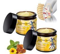 Bee Venom Cream 60g - Natural Joint & Muscle Pain Relief Cream for Knees, Back, Hands - Fast Absorbing, Non-Greasy Formula with Warming Sensation, Moisturising for Stiffness & Arthritis (A-2Box)