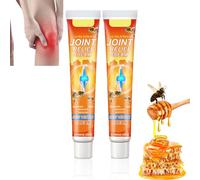 Bee Venom Cream - Joint Relief Cream - Long-Lasting Discomfort Relief for Knee, Ankle, Elbow, Back & Joint - Deep Sooth & Calm Gel for Full-Body Massage - 2PCS