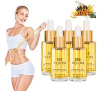 Bee Venom Drops, Bee Venom Intestinal Detox Belly Button Drops, Bee Venom Belly Button Drops, Bee Venom Oil For Belly Button, Bee Venom Oil, 30ml (5 Pack)