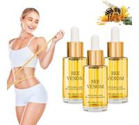 Bee Venom Drops, Bee Venom Intestinal Detox Belly Button Drops, Bee Venom Belly Button Drops, Bee Venom Oil For Belly Button, Bee Venom Oil, 30ml (3 Pack)