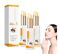 Bee Venom Firming Essence Stick, Bee Venom Collagen Peptides Firming Serum Stick, Anti Aging Peptides Serum, Brightening & Hydrating Balm for All Skin Types (3Pc)
