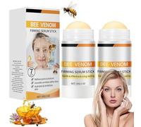 Bee Venom Firming Serum Stick, 2PCS Anti-Aging Face Cream, Lifts and Tightens the Skin, Hydrating, Lifting & Restoring Skin Elasticity, Bee Venom Body Tightening Cream for Women & Men