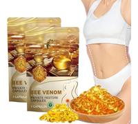 Bee Venom Ginger Oil Capsules, Bee Venom Tighten Vaginal Capsules, Bee Venom Natural Repair Vaginal Capsules, Bee Venom Vaginal Moisturizer Capsules (2 Box, One Size)