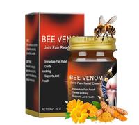 Bee Venom Herbal Turmeric Joint Relief Cream - Bee Venom Cream for Arthritis - Ultra Bee Venom Creams for Muscle Pain Relief - Natural Arthritis Pain Re-LIEF Creams for Back,Neck,Hands,Knee