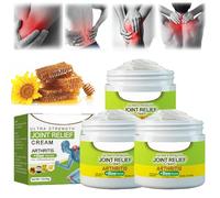 Bee Venom Joint and Bone Therapy Cream, 3 Pieces Pain Relief Cream, Natural Joint and Bone Cream, Bee Venom Professional Treatment Gel for Relieve Pain, Joint Massage Cream(30gx3)