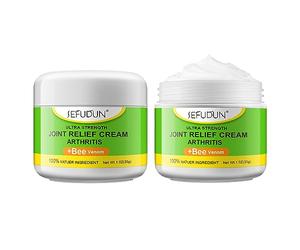 Bee Venom Joint and Bone Therapy Cream, Arthritis Pain Relief Cream with Natural Formula, 2 x 30g Ultra Strength Joint Healing Butter for Back,Neck,Hands,Feet, Shoulder, Soreness Muscle Recovery