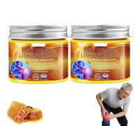 Bee Venom Lithospemum Pain-Relief Bone Healing Cream, Professional Bee Venom Cream for Muscle and Joint Recovery, Suitable for Knee, Lumbar, Neck, Hand and Foot Repair (2pcs)