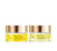 Bee Venom Manuka Honey Cream 50ml + SPF50 Collagen Day Cream 50ml Erth Skin London White 100ml