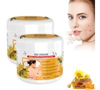 Bee Venom Mole and Wart Treatment Cream,Bee Venom Wart Remover Cream, Fast-Acting & Effective Skin Tag Remover (2pcs)