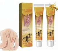 Bee Venom Psoriasis Cream - Bee Venom Professional Psoriasis Treatment Cream, Lightweight & Fast-Absorbing, Relieve Skin Itchiness, Suitable for Hand and Leg, Arm (2)