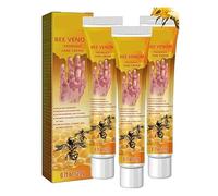 Bee Venom Psoriasis Cream,Bee Venom Professional Treatment Gel,Soothing Moisturizing,Lightweight & Fast-Absorbing,Relieve Skin Itchiness, Suitable for Hand and Leg, Arm (3 pcs)
