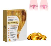 Bee Venom Repair Capsules,Bee Venom Slimming Repair Capsules,Natural Repair Vaginal Capsules,Firming and Care Vagina,Stay Clear & Fresh (1 Box)