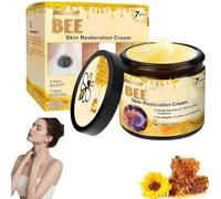 Bee Venom Skin Restoration Cream - 50g Moisturizer to Fade Blemishes, Smooth Skin Texture & Rejuvenate Dullness, Daily Face and Body Cream for All Skin Types (A-1Can, one size)