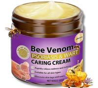 Bee Venom Skin Treat/ment Cream, Bee Venom Cream for Psoriasis & Wart, Effective In Reducing Skin Blemishes, Gentle and Non-irritating, Natural Bee Venom for All Skin Types