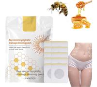 Bee Venom Slimming Patches, Bee Venom Lymphatic Drainage Slimming Patches for Women & Men (1 Box)
