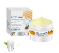 Bee Venom Teeth Powder, 2025 New Bee Venom Treatment Powder for Oral Care, Natural Teeth Whitening Essence, Enamel Repair and Stain Removal, Fresh Breath, for Sensitive Teeth (1)