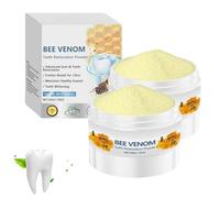 Bee Venom Teeth Powder, 2025 New Bee Venom Treatment Powder for Oral Care, Natural Teeth Whitening Essence, Enamel Repair and Stain Removal, Fresh Breath, for Sensitive Teeth (2)