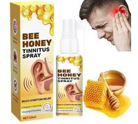 Bee Venom Tinnitus Relief Spray,Bee Venom Tinnitus Relief for Ringing Ears,Tinnitus Treatment,Tinnitus Ear Spray,Ear Pain Relief,Ear Drops Oil,Ear Ache Relief,Reduce Ear Ringing,Ear Noise,Hearing Loss