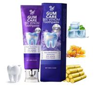 Bee Venom Toothpaste, Advanced Gum Healing Toothpaste,Natural Bee Venom Dental Treatment Tooth Paste,Protect Tooth Enamel and Gums,Teeth Whitening&Fresh Breath (100ml*1pcs)