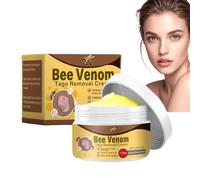 Bee Venom Treatment Cream,Bee Venom Skin Cream,Visibly Reduces Skin Blemishes and Smoothes Skin,Repair Cream for All Skin Types,Natural Skin Care Treatment,Tags and Mole Remover,Wart Remover for Face