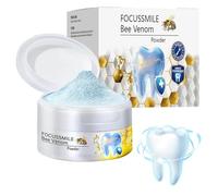 Bee Venom Treatment Powder for Oral Care, Whitening Tooth, Stain Removal, Deeply Cleaning and Fresh Breath, for Sensitive Teeth (1pc)