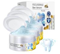 Bee Venom Treatment Powder for Oral Care, Whitening Tooth, Stain Removal, Deeply Cleaning and Fresh Breath, for Sensitive Teeth (3pcs)