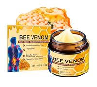 Bee Venom & Turmeric Cream - Joint & Muscle Relief, Arnica Gel Natural Formula for Back, Knee & Muscle Stiffness, Sports Recovery, Cruelty-Free for UK Climate