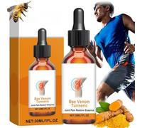Bee Venom Turmeric Joint Pain Restore Essence,Turmeric Essence for Pain Relief,Natural Formula Muscle and Joint Pain Relief Essence,Fast Absorption Pain Relief Cream,Moisturizing Effective Pain Cream