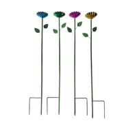 Bee Water Cups, Bee Baths for Garden,Bee Drinking Cups for Garden - Metal Butterfly Bath Watering Bowl with Flower Design, for Thirsty Pollinators