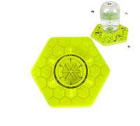 Bee Water Feeder,1PC Silicone Bee Feeder for Mason Jar Compatible with Regular and Wide Mouth,Bee Watering Station Beekeeping Supplies for Outside Garden (Green)