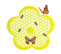 Bee Water Feeder Tray, Drinking Float Bath, Compact Size Flower Shaped for Outdoor Use, Decorative and Functional Feature, Pollinator Accessory, Suitable for Garden Yard Flowers Carpenter Bees