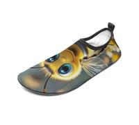 Bee Water Shoes for Men Women, Lightweight Stretch Swim Shoes with Anti-Slip Rubber Sole, Quick-Dry Aqua Socks for Pool, Beach, Surfing, Style, 12 Women/12 Men