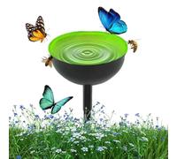 Bee Waterer, Bee Water Feeder Cup, Bee Cups for Thirsty Bees garden, Bee Drinking Cups with 30 Glass , Bee Feeder Vivid Flower for Thirsty Pollinators, Bee Hotel, Bee Watering Station fo