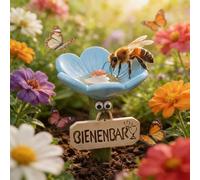 Bee Watering Cups - Flower-Shaped Resin Bee Waterer For Garden | Outdoor Drinking Cups With Stake Base For Bees, Butterflies & Pollinators | Colorful Patio, Lawn Yard Decor To Hydrate Thirsty Bees