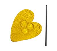 Bee Watering Cups,Rustproof Heart Shaped Stake Waterers | Bee Hydration Station - for Outdoor, Yard, Farm, Porch, Courtyard, Patio, Lawn, Grassland, Butterfly, Hummingbirds, Wasps