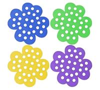 Bee Watering Station, 4 Packs 5.9 Inches Floating Bee Island, Bees Bath Butterfly Water Drinking Station, Bees Drinking Cup Butterfly Water Feeder Waterer Tray, for Outdoor Garden Decor