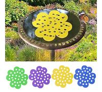 Bee Watering Station | 4-Packs 5.9 Inches Floating Bee Island | Butterfly and Bees Drinking Station for Garden | Weather Resistant Thirsty Pollinators Watering Tray for Backyard, Farm (4PCS)