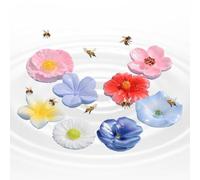 Bee Watering Station 8-Piece Decorative Butterfly Drinking Cup