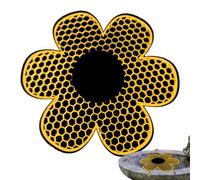 Bee Watering Station, Floating Flower Bees Bath, 9.33x8.66x6.93 inches Outdoor Accessory, Pollinator Hydration Support, Decorative Bird Apiary Decor for Backyard Garden, Beekeeping