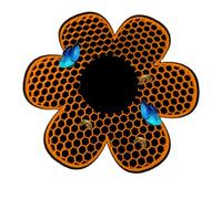 Bee Watering Station, Floating Flower Bees Bath, 9.33x8.66x6.93 inches Outdoor Accessory, Pollinator Hydration Support, Decorative Bird Apiary Decor for Backyard Garden, Beekeeping