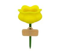 Bee Watering Station Flower Shape Outdoor Drinking Cup with Ground Insert