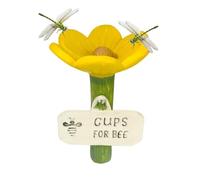 Bee Watering Station - Flower Shaped Bee Waterer, Inseect Drinking Cups, Bird Butterfly Drinking Station, Hygienic Thirsty Pollinators Feeder | Birdbath Bowl For Lawn Driveway Farm Patio