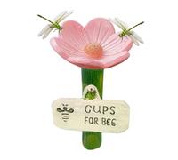 Bee Watering Station for Garden Hygienic Safe Colorful Butterfly Cups