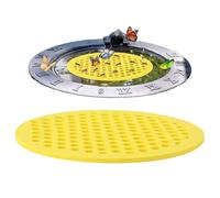 Bee Watering Station Honeycomb Waterproof Island Feeder