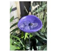 Bee Watering Station with Marbles Butterfly Puddler Hummingbird Drinking Cups Pollinator Waterer Station Honey Bee Bath Attractors Water Feeder Bee Keeping Supplies Outdoors Garden Hive Decor (1PC-A)