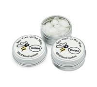 Bee Well Ortho Wax | Pure | All Natural Extra Firm Braces Wax | Protect, Prevent & Relieve Orthodontic Braces Discomfort & Mouth Pain | 2 Recyclable Jars | 150 Total Pieces of Wax for Braces