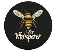 Bee Whisperer Round Wooden Puzzles for Adults Funny Colorful Jigsaw Puzzle Home Decors Gift 68 PCS